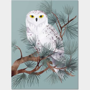 Snowy Posters and Art